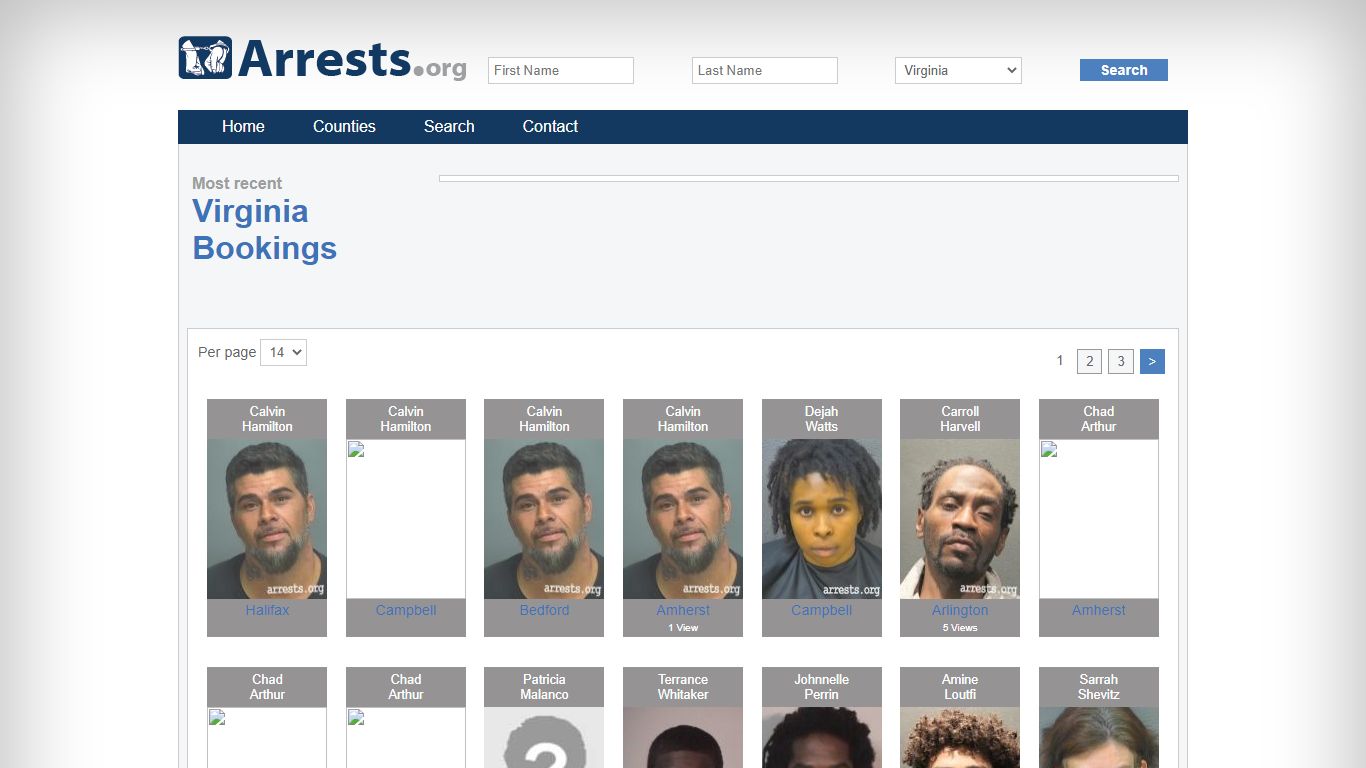 Virginia Arrests and Inmate Search